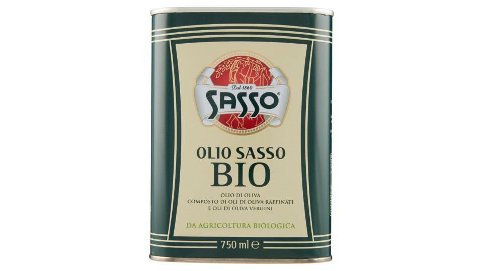 Sasso, Olio Sasso Bio olio di oliva composto di oli di oliva raffinati e oli di oliva vergini