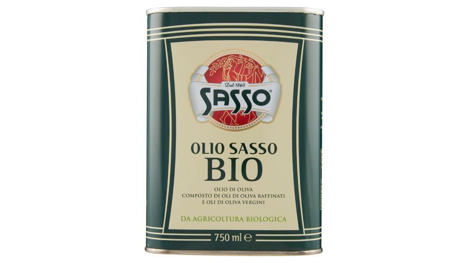 Sasso, Olio Sasso Bio olio di oliva composto di oli di oliva raffinati e oli di oliva vergini