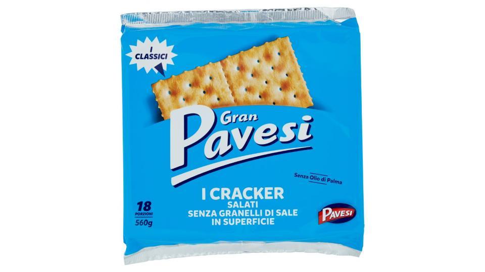 Gran Pavesi - Cracker a Ridotto Contenuto di Sale, 18 Porzioni