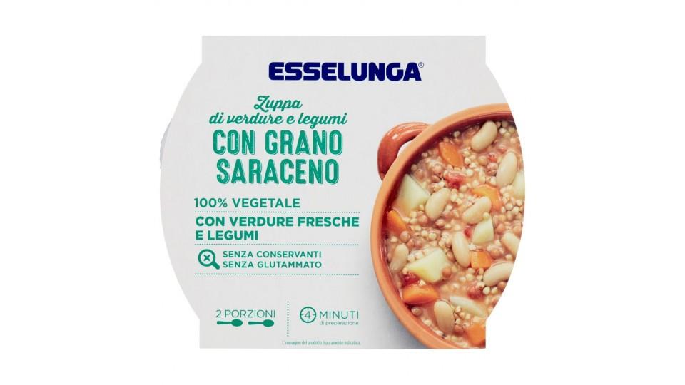 Esselunga zuppa di verdure e legumi con grano saraceno