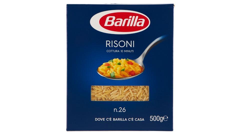 Barilla - Risoni, Pasta di Semola di Grano Duro, n.26