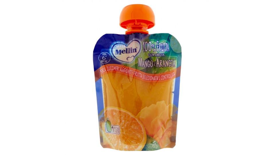 Mellin, 100% di frutta con carota mango e arancia