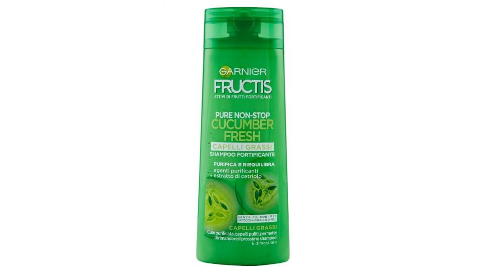 Garnier, Fructis Pure Non-Stop Cucumber Fresh capelli grassi shampoo