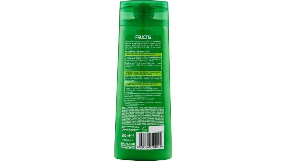 Garnier, Fructis Pure Non-Stop Cucumber Fresh capelli grassi shampoo
