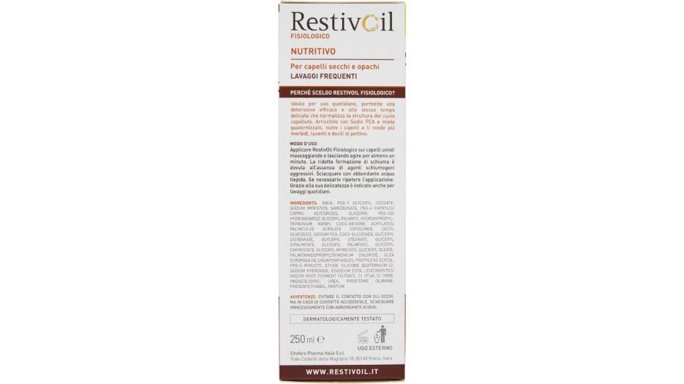 RestivOil, fisiologico olio-shampoo per cute sensibile nutritivo