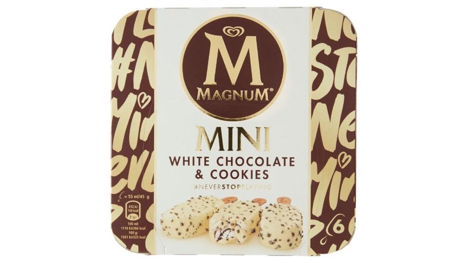 Magnum, Mini White Chocolate & Cookies