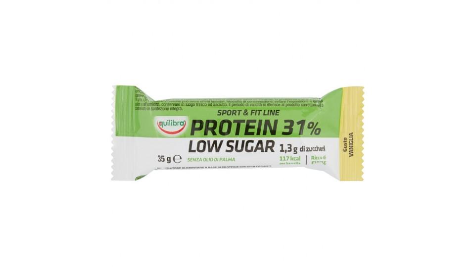Equilibra, Sport & Fit Line Protein 31% Low Sugar gusto vaniglia