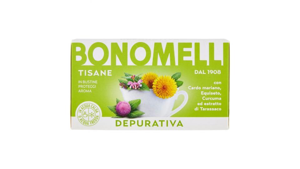 Bonomelli, Le Tisane Depurativa 16 filtri
