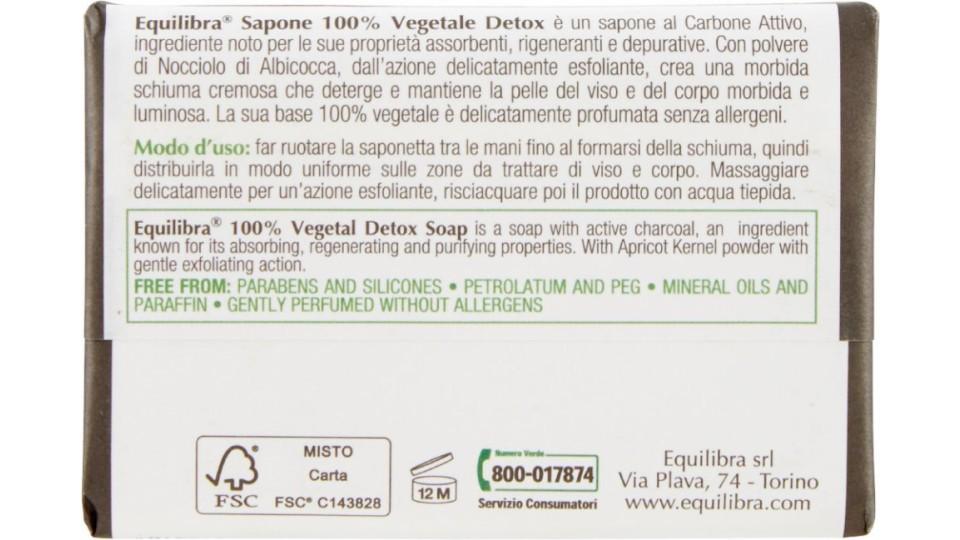 Equilibra, Carbone Attivo sapone detox 100% vegetale