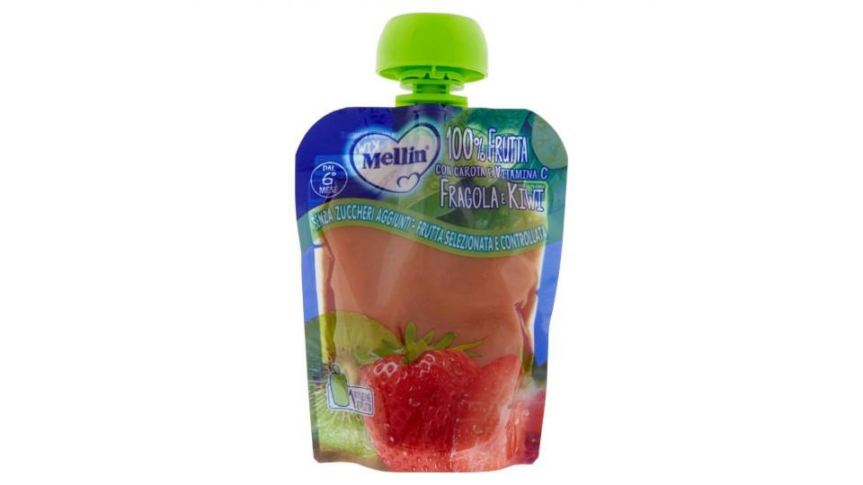 100% Frutta con Carota e Vitamina c Fragola e Kiwi