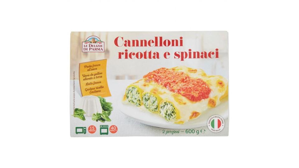 Le Delizie di Parma, cannelloni ricotta e spinaci