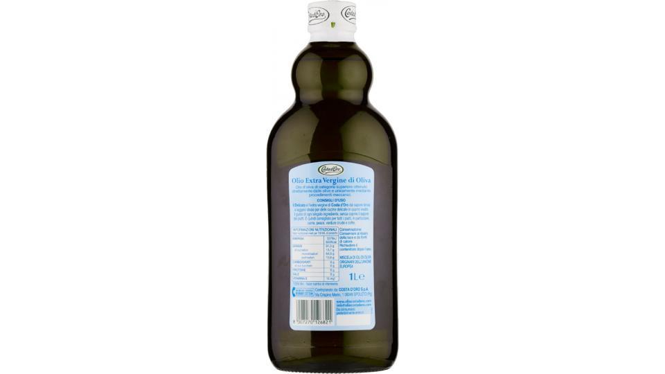 Costa d'Oro, il Delicato olio extra vergine d'oliva