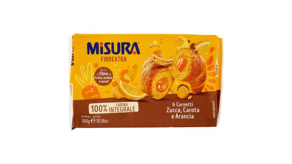 Misura, Fibrextra cornetti integrali arancia carota e zucca