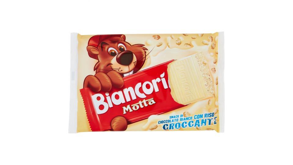 Biancorì, Snack di cioccolato bianco con riso croccante