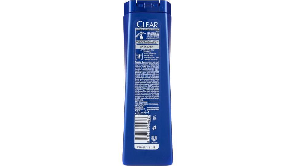 Clear, Men Antiforfora anticaduta capelli deboli shampoo