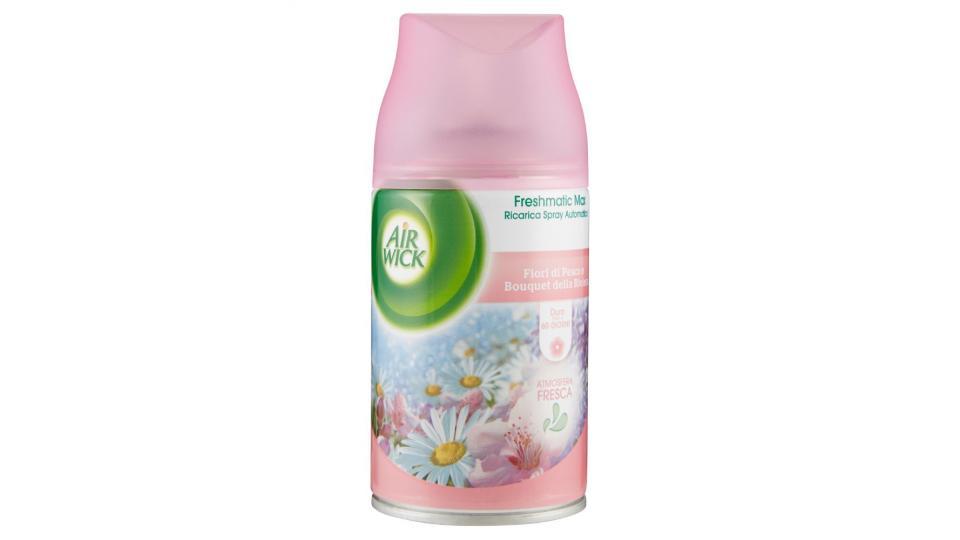 Air Wick, Freshmatic max ricarica spray automatico fiori di pesco e bouquet della riviera