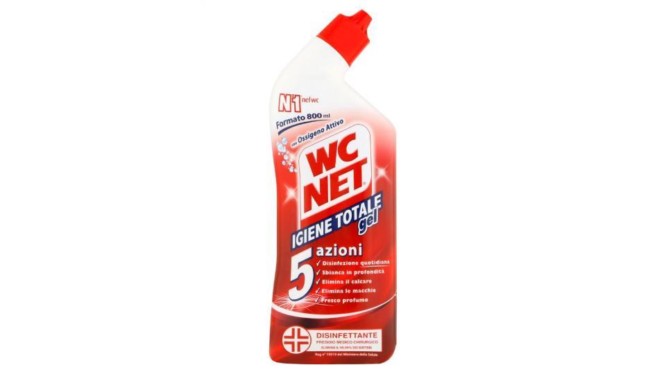 Wc Net - Pulitore Liquido, Igiene Totale Gel, 5 Azioni