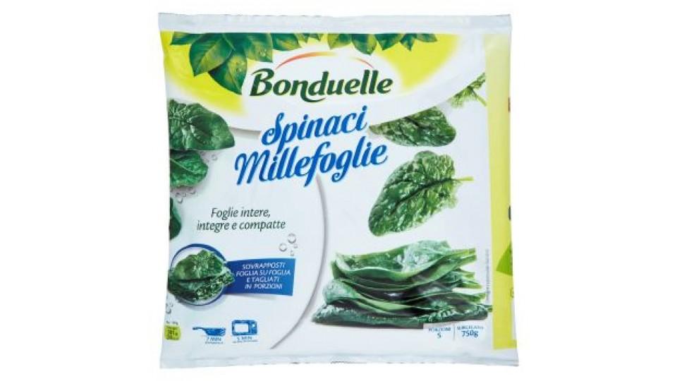 Bonduelle, spinaci millefoglie surgelati