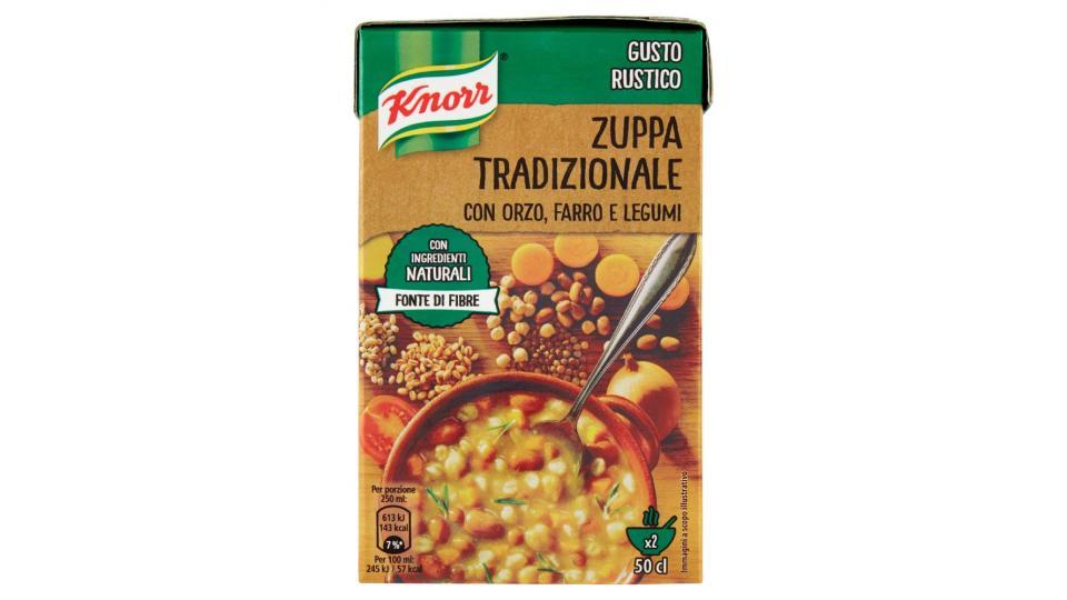 Knorr - Zuppa Tradizionale, Con Orzo, Farro E Legumi, 2 Porzioni