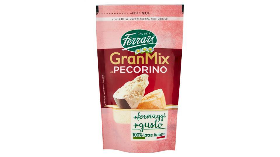 Ferrari Granmix formaggio grattugiato fresco ricetta al pecorino