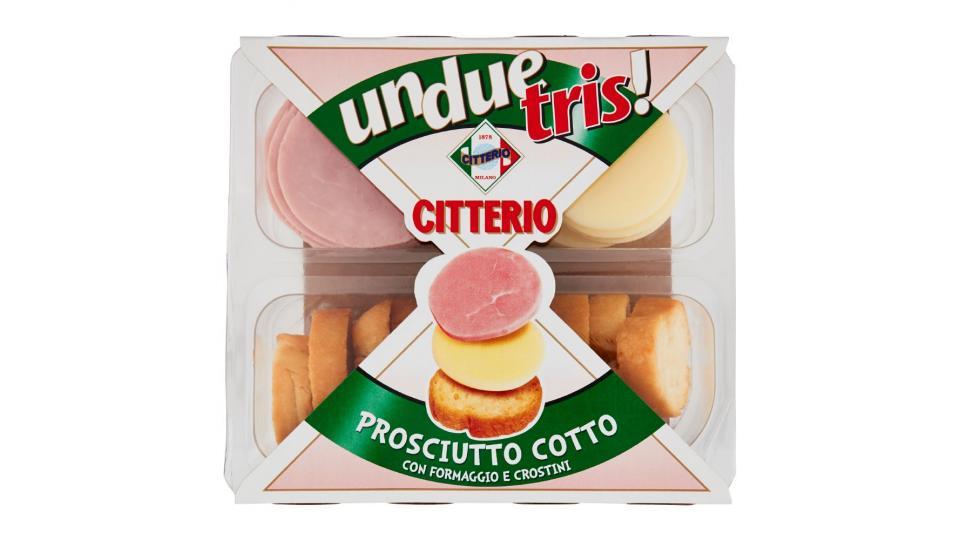 Citterio, Un Due Tris! Prosciutto cotto con formaggio e crostini