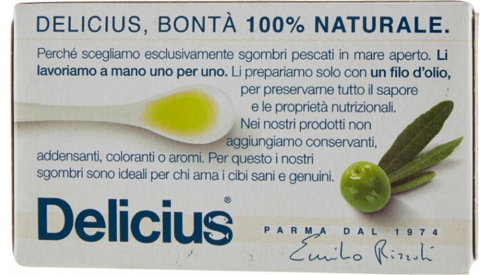 Delicius, filetti di sgombro all'olio di oliva