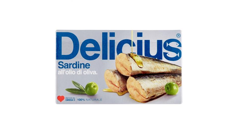 Delicius, sardine all'olio di oliva