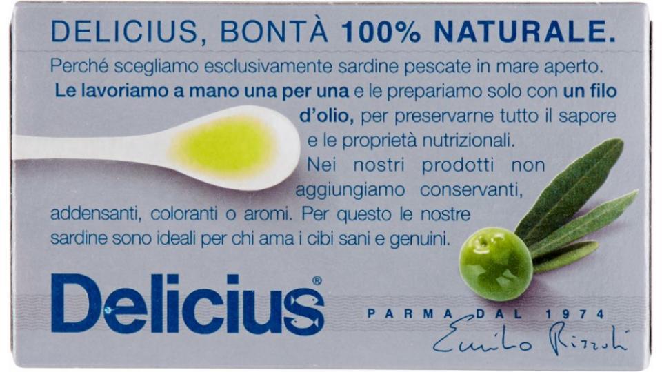 Delicius, sardine all'olio di oliva