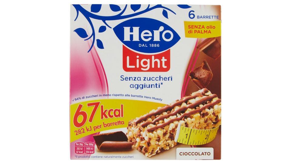 Hero, Light Muesly cioccolato barrette