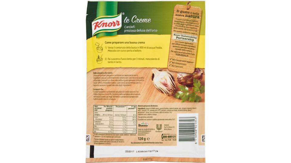 Knorr, le Creme carciofi