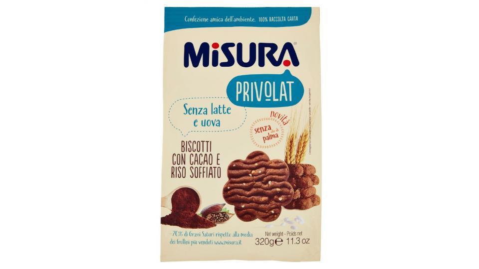 Misura, Privolat biscotti con cacao e riso soffiato