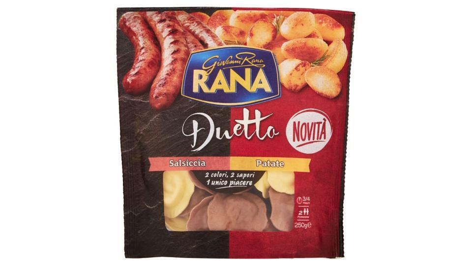 Giovanni Rana, Duetto salsiccia - patate