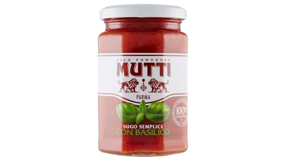 Mutti, Sugo Semplice con basilico