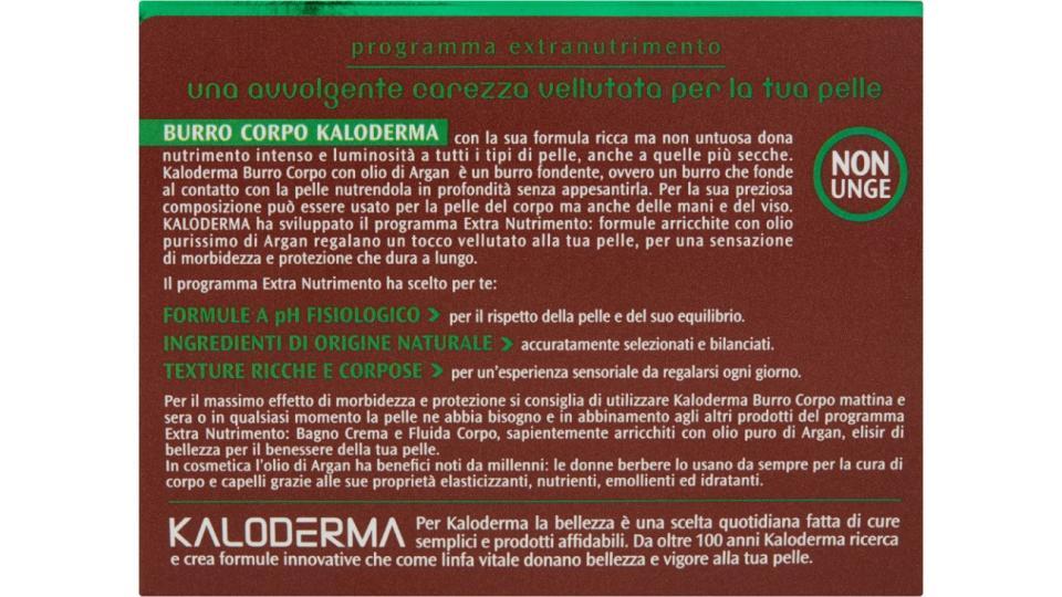 Kaloderma, Extra Nutrimento burro corpo