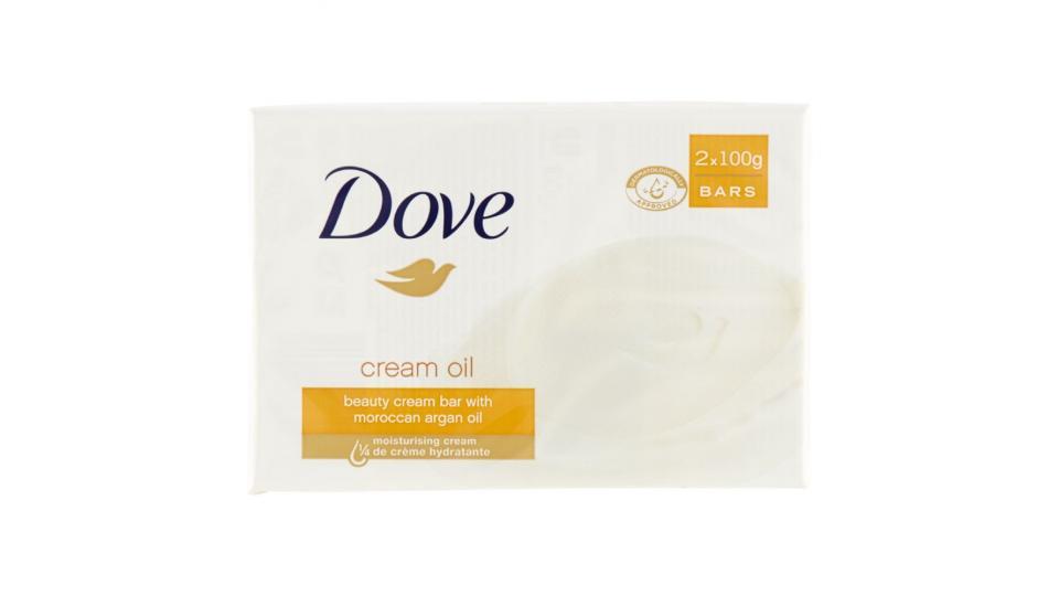 Dove, silk cream oil beauty cream bar