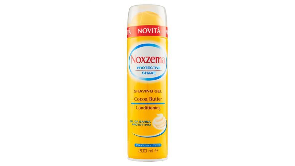 Noxzema, Protective Shave Shaving Gel Cocoa Butter