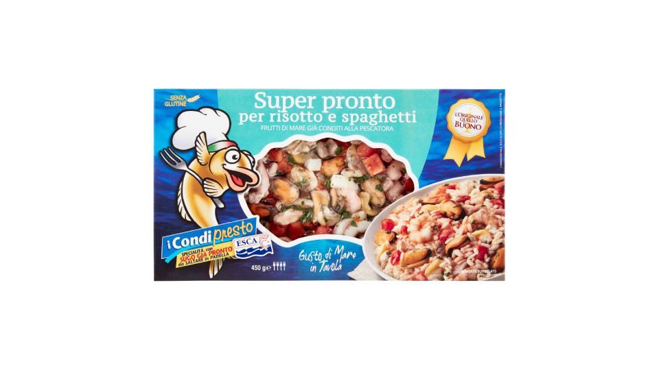 Esca, I Condipresto Super Pronto per risotto e spaghetti surgelato