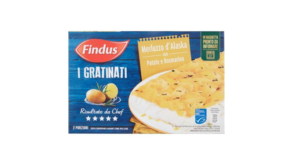 Findus, I Gratinati merluzzo con patate e rosmarino surgelato
