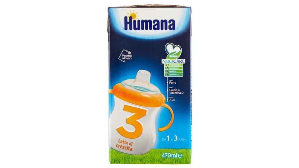 Humana, Latte 3 di crescita