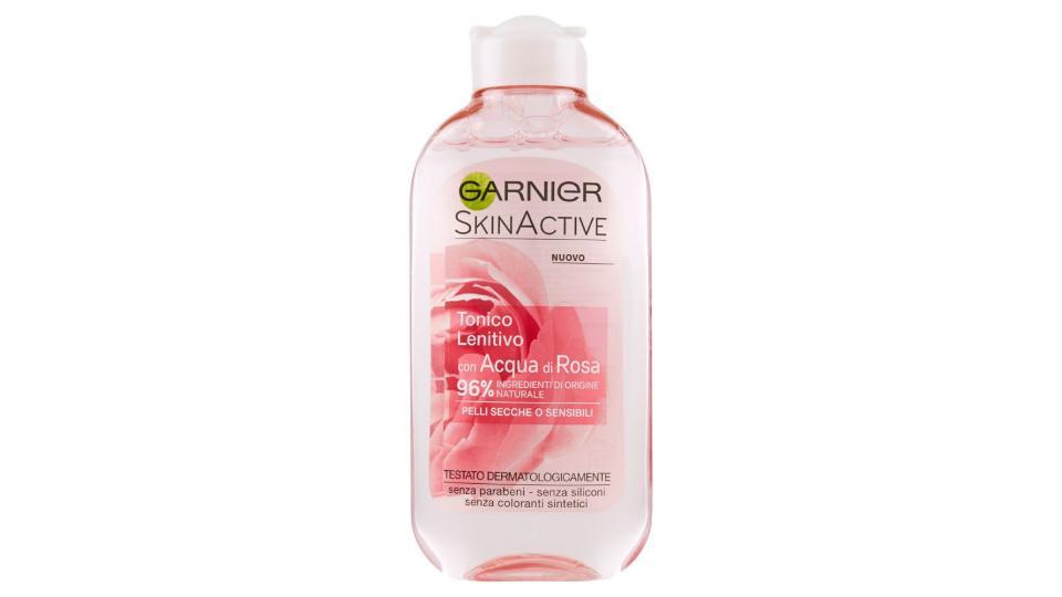 Garnier, SkinActive Acqua di Rosa tonico lenitivo pelli secche e sensibili