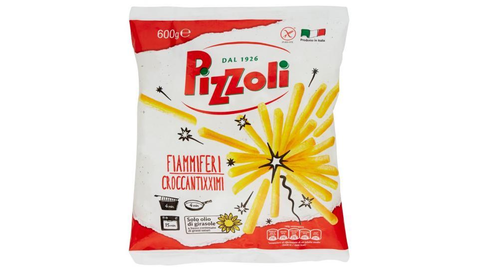 Pizzoli, Fiammiferi croccantixximi surgelati