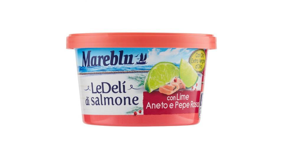 Mareblu, LeDelì di salmone con lime aneto e pepe rosa