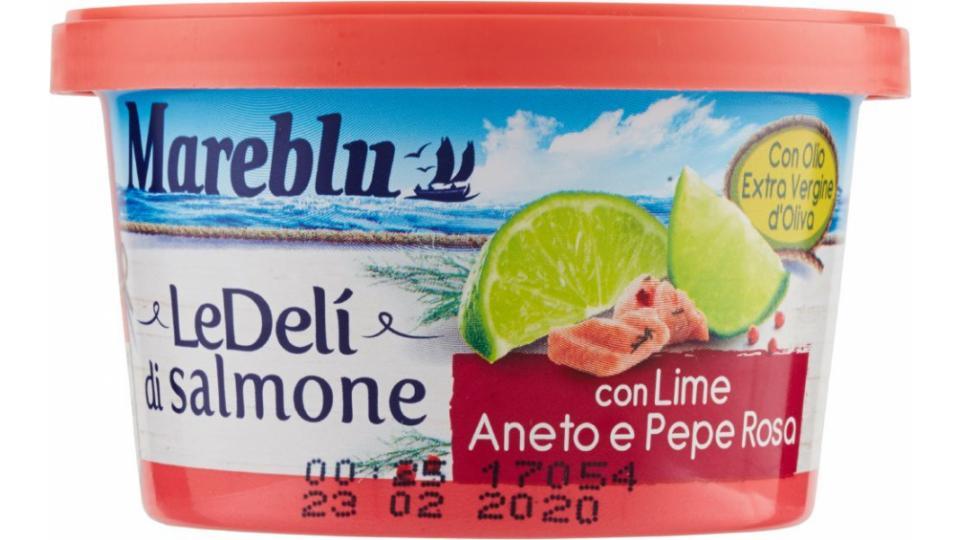 Mareblu, LeDelì di salmone con lime aneto e pepe rosa