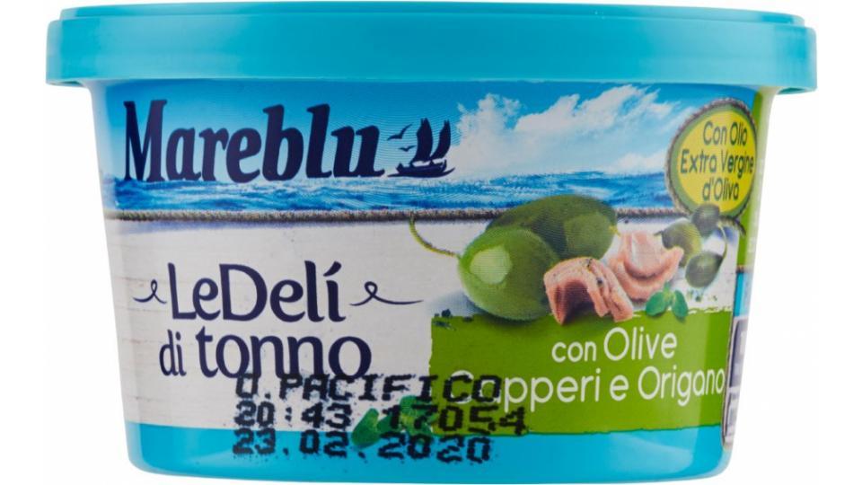Mareblu, LeDelì di tonno con olive capperi e origano