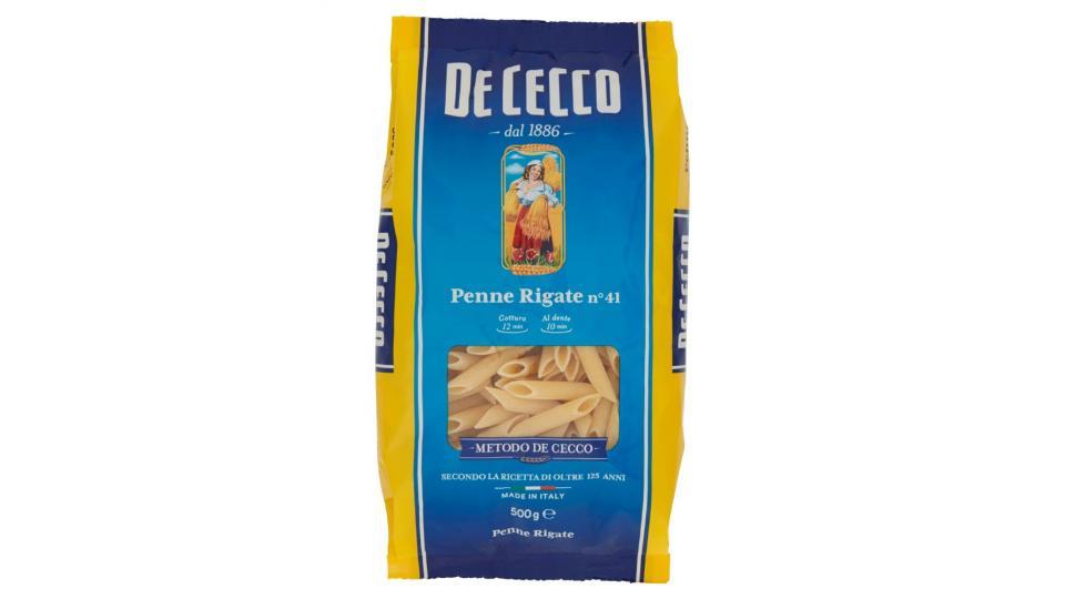 De Cecco - Penne Mezzane Rigate, Pasta di Semola di Grano Duro