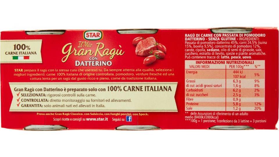 Star, Il mio gran ragù con datterino