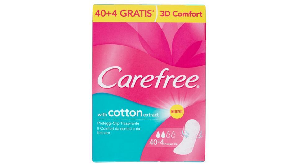 Carefree, With Cotton Extract proteggi-slip distesi