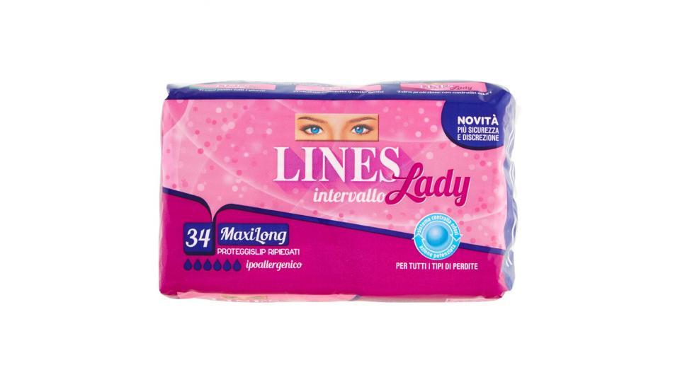 Lines, Intervallo Lady MaxiLong proteggi-slip ripiegati