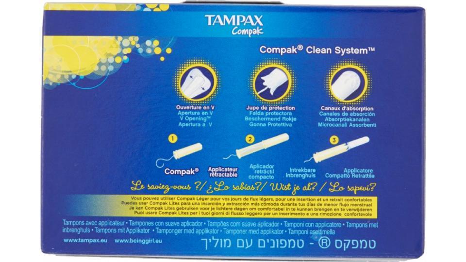 Tampax, Compak regular assorbenti interni