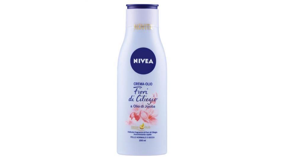 Nivea, crema-olio Fiori di Ciliegio & Olio di Jojoba pelle normale o secca